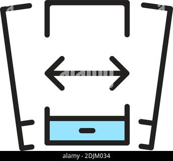 Isolated connection computers tecnology online icon- Vector Stock Vector