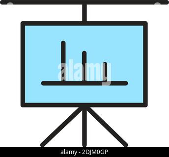 Isolated report computers tecnology online icon- Vector Stock Vector