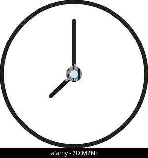 Isolated clock computers tecnology online icon- Vector Stock Vector