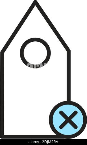 Isolated mark computers tecnology online icon- Vector Stock Vector