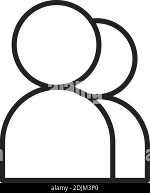 Isolated contacts computers tecnology online icon- Vector Stock Vector