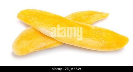 dried mango path isolated on white Stock Photo