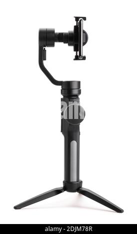 smartphone gimbal isolated on white Stock Photo