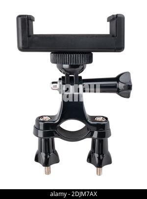 smartphone bike mount isolated on white Stock Photo
