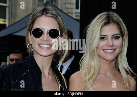 Helena Bordon and Lala Rudge arriving at the Valentino show as a part of Paris Fashion Week Ready to Wear Spring/Summer 2017 in Paris, France on October 02, 2016. Photo by Aurore Marechal/ABACAPRESS.COM Stock Photo