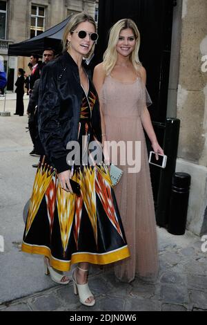 Helena Bordon and Lala Rudge arriving at the Valentino show as a part of Paris Fashion Week Ready to Wear Spring/Summer 2017 in Paris, France on October 02, 2016. Photo by Aurore Marechal/ABACAPRESS.COM Stock Photo