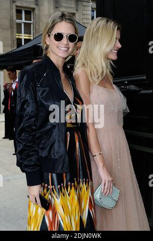 Helena Bordon and Lala Rudge arriving at the Valentino show as a part of Paris Fashion Week Ready to Wear Spring/Summer 2017 in Paris, France on October 02, 2016. Photo by Aurore Marechal/ABACAPRESS.COM Stock Photo