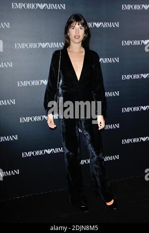 Jeanne Damas attending the Emporio Armani show as a part of Paris Fashion Week Ready to