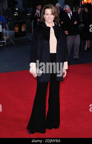 Sigourney Weaver attending the premiere of A Monster Calls as part of ...