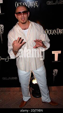 Party to celebrate Diddy's cover shot of the November issue of Ocean Drive Magazine. Celebrities attending included Baby Bash, Jim Jonsin, Pit Bull, Jerry Powers and Lourdes Estefan at The Forge in Miami Beach, FL, 11/13/06. Stock Photo