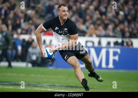 New Zealand's Israel Dagg during autumn rugby test match France v New Zealand at the Stade de France in St-Denis, France, on November 26, 2016. New Zealand won 24-19. Photo by Henri Szwarc/ABACAPRESS.COM Stock Photo