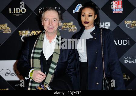 Philippe Chevallier and his wife Stephanie chevallier attending the Top Model Belgium 2017 at the Lido in Paris, France on December 18, 2016. Photo by Aurore Marechal/ABACAPRESS.COM Stock Photo