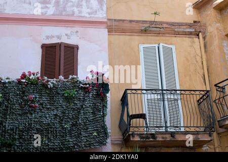 Innenstadt von Olbia, Sardinien Stock Photo