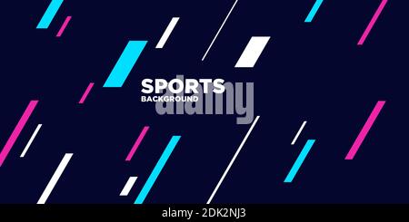 Modern colored poster for sports with elegant background. Vector illustration Stock Vector