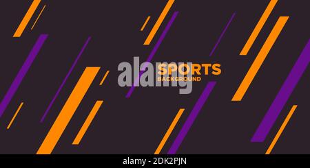 Modern colored poster for sports with elegant background. Vector illustration Stock Vector