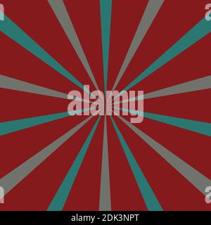 An abstract retro sunburst shape background image. Stock Vector