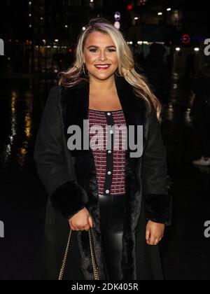 Saffron Lempriere attends the Press Night for a Christmas Carol at the