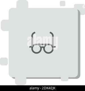 sunglasses vector icon modern simple vector illustration Stock Vector