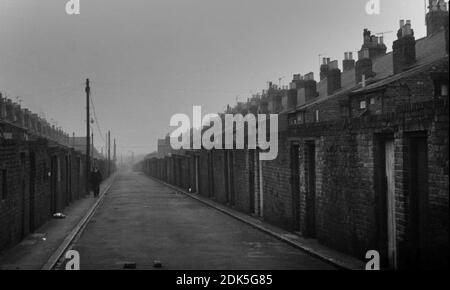 Back alley, Byker circa 1972 Stock Photo