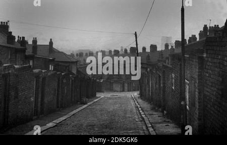 Back alley, Byker circa 1972 Stock Photo