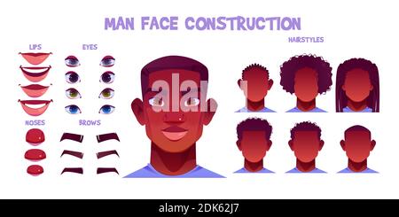 Set of female eyes. Parts of face in cartoon style Stock Vector Image ...
