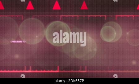 Information technology futuristic color data abstract background Stock Photo