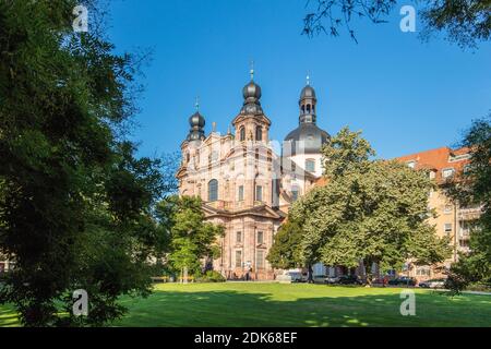 Germany, Baden-Wuerttemberg, City of Mannheim. Jesuit Church Stock Photo