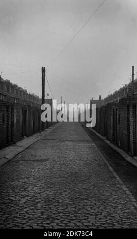 Back alley, Byker circa 1972 Stock Photo