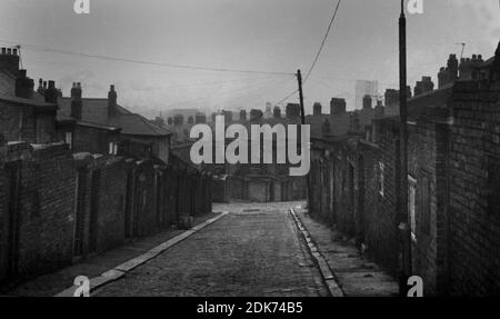 Back alley, Byker circa 1972 Stock Photo