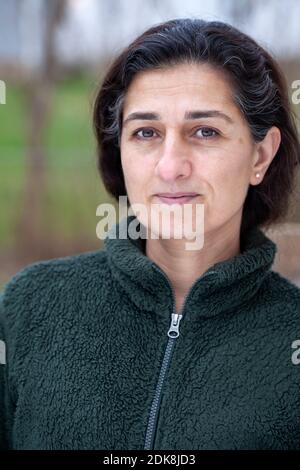 Portrait of mature woman Stock Photo