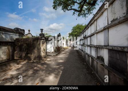 Lafayette Cemetery in the Garden District, New Orleans, Lousiana. Stock Photo