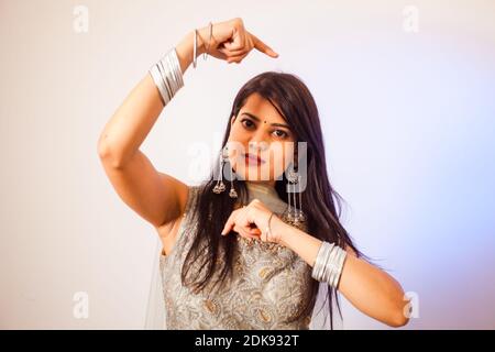 Eastetrn fairy tale told by gestures through dance Stock Photo