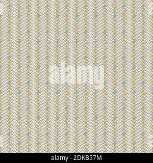 simple botanical stripes seamless vector pattern Stock Vector