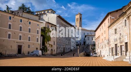 Cathedral in Spoleto (Umbria) Stock Photo