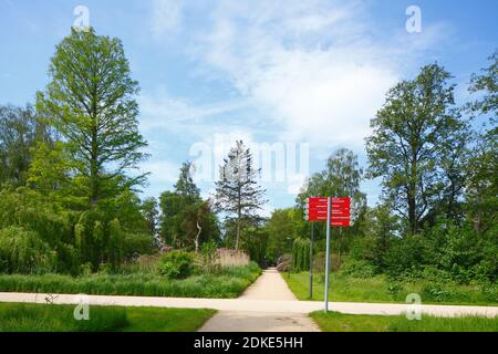 Seepark at the Great Eutiner See, Eutin, Schleswig-Holstein, Germany, Europe Stock Photo