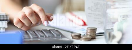 Smart female bureaucrat Stock Photo
