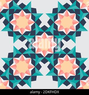 Seamless geometric pattern for Wedding, anniversary, birthday and party. Design for banner, poster, card, invitation and scrapbook. Vector Illustratio Stock Vector