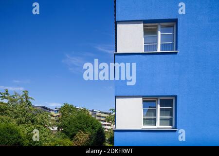 Settlement of the Italian garden in the Bauhaus style, architect Otto Haesler, Celle, Lower Saxony, Germany, Europe Stock Photo