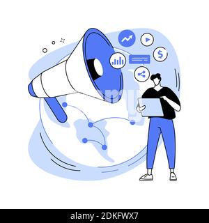 Macromarketing abstract concept vector illustration. Stock Vector