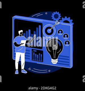 Project initiation abstract concept vector illustration. Stock Vector