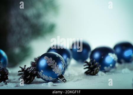 beautiful paper bag with Christmas gifts and decorations. Chris Stock Photo