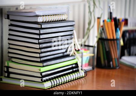 An Image of a binder Stock Photo