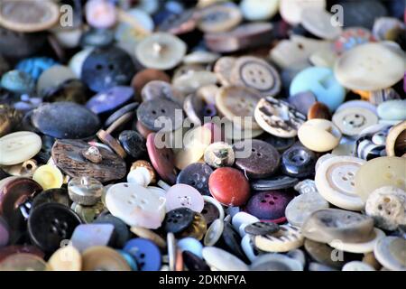 An Image of Buttons - clothes Stock Photo