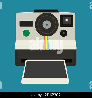 polaroid instant camera vector illustration Stock Vector