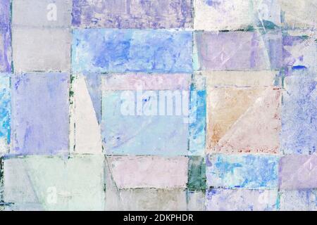 Painting on canvas, Abstract art oil-paint. Modern art. Contemporary art. Colorful texture. Art background Stock Photo