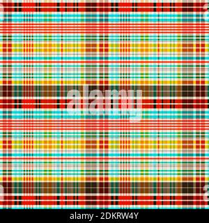 Striped grunge plaid colorful seamless pattern background. Abstract ...