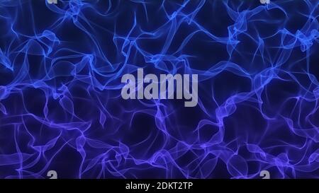 Abstract hyper realistic wavy and smoky background, Beautiful illuminating dynamic patterns with glowing light and colorful gradient Background. 3D Stock Photo