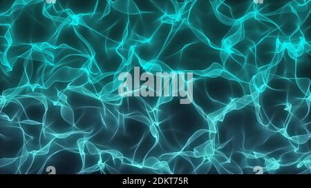 Abstract Hyper realistic wavy and smoky patterns with nice glowing light, Abstract presentation background for for any suitable projects. Stock Photo