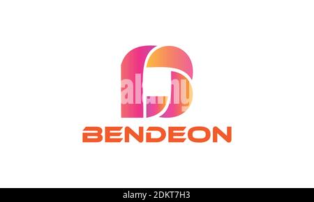 B Letter Logo Design. Vector Template monogram B logo . Stock Vector