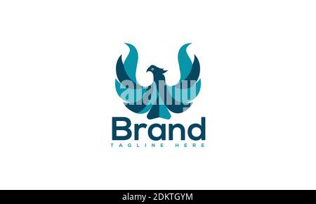 Birds  logo design and vector template Stock Vector